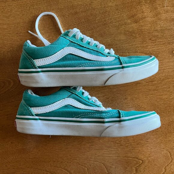 Vans green suede sneakers 5.5 - Picture 11 of 14